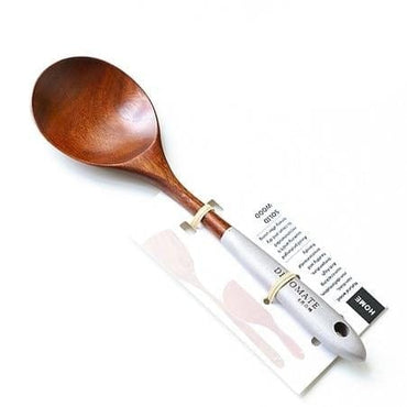 Solid Wood Cooking Tool Eco-friendly Teak Spatula Rice Scoop Environmental Protection Tableware Household Kitchen Supplies - east2cart.uk