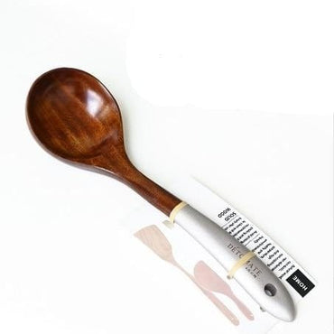 Solid Wood Cooking Tool Eco-friendly Teak Spatula Rice Scoop Environmental Protection Tableware Household Kitchen Supplies - east2cart.uk