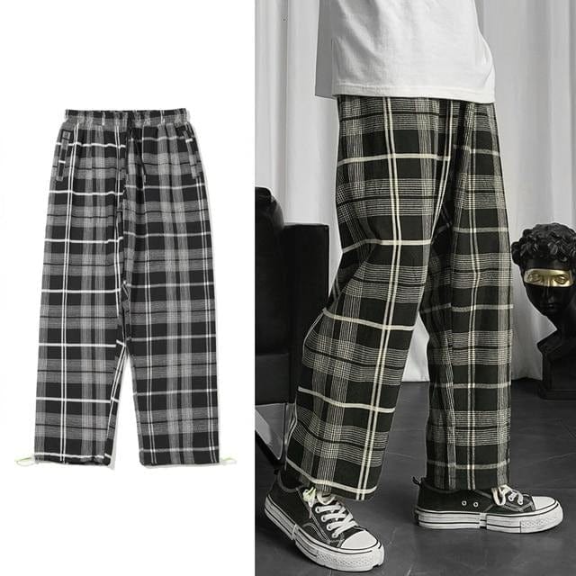 Men's Plaid Casual Trouser