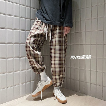 Men's Plaid Casual Trouser