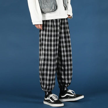 Men's Plaid Casual Trouser