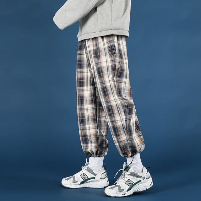 Men's Plaid Casual Trouser