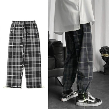 Men's Plaid Casual Trouser