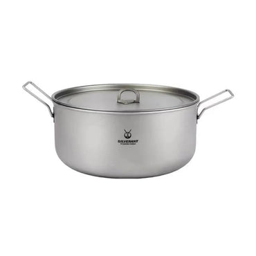 2100ml Ultralight Titanium Camping Cooking Pot