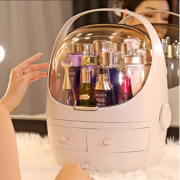 Portable Jewerly Box Desktop Cosmetic Drawer Storage Box Case Makeup Organizer Cosmetics Storage Rack Container Display Stand - east2cart.uk