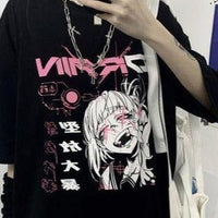 Girls Cartoon Oversize T-Shirt