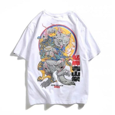 Girls Cartoon Oversize T-Shirt