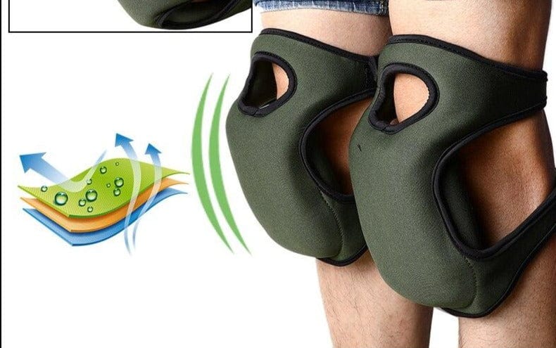 Flexible Soft Foam Green Kneepads - east2cart.uk