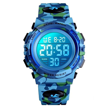 SKMEI Military Kids Sport Watches 50M Waterproof Electronic Wristwatch Stop Watch Clock Children Digital Watch For Boys Girls - east2cart.uk