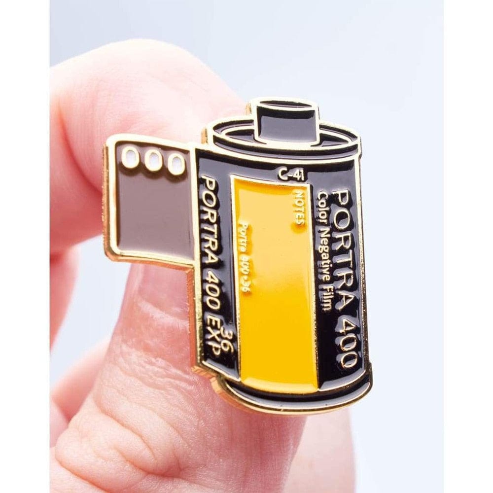 Portra 400 Film Canister Hard Enamel Lapel Pin Badge Brooch - east2cart.uk