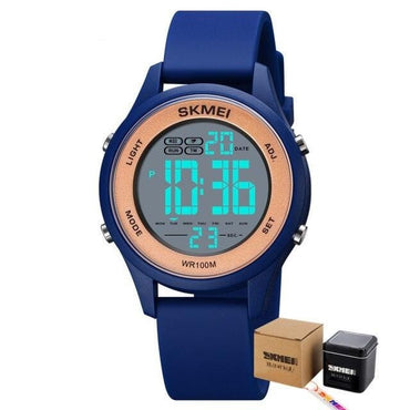 SKMEI 10Bar Waterproof Kids Wristwatch Japan Digital movement Children Watch Swim Stopwatch Sport Watches Clock For Boys Girls - east2cart.uk