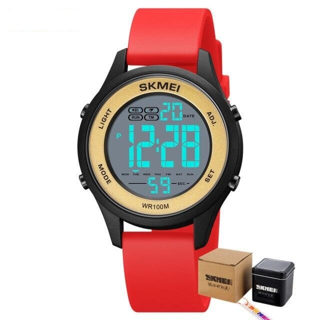 SKMEI 10Bar Waterproof Kids Wristwatch Japan Digital movement Children Watch Swim Stopwatch Sport Watches Clock For Boys Girls - east2cart.uk