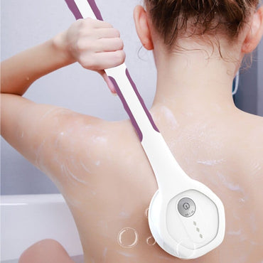 5 in 1 Automatic Exfoliating Bath Scrub With Long Handle - east2cart.uk