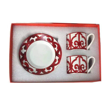 Classic European Bone China Drinkware  With Gift Box - east2cart.uk