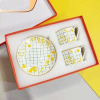 Classic European Bone China Drinkware  With Gift Box - east2cart.uk