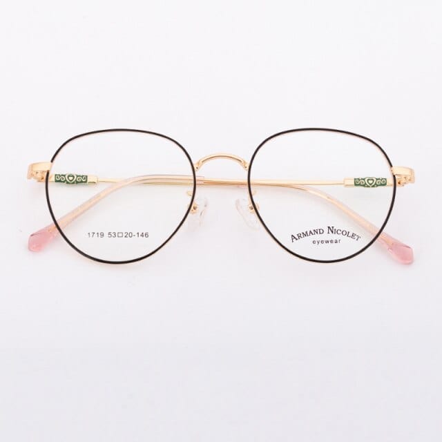 Classic Round Prescription Glasses Frame - east2cart.uk