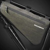 ROCKBROS Bike Bicycle Bag Rainproof Large Capacity MTB Road Frame Bag Triangle Pouch Waterproof Caulking Bag Pannier Accessories - east2cart.uk