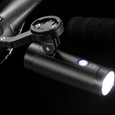 ROCKBROS Bike Front Light Waterproof Hoisting Headlights Multi Holder Cycling Handbar Light USB Powerful Bicycle Flash Light - east2cart.uk