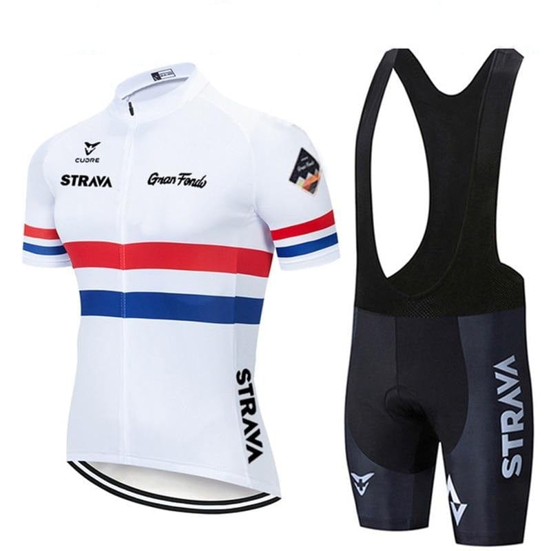 summer strava Team Men's Racing Cycling Suits Tops Triathlon  Bike Wear Quick Dry Jersey Ropa Ciclismo Cycling Clothing Sets - east2cart.uk