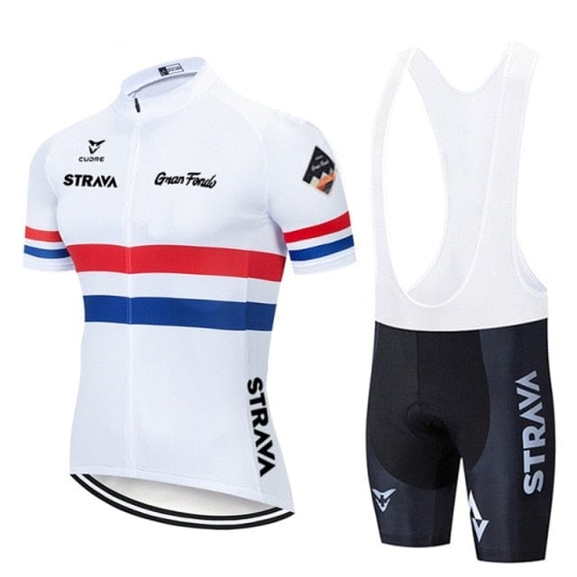 summer strava Team Men's Racing Cycling Suits Tops Triathlon  Bike Wear Quick Dry Jersey Ropa Ciclismo Cycling Clothing Sets - east2cart.uk