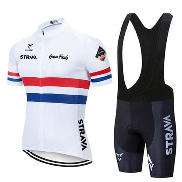 summer strava Team Men's Racing Cycling Suits Tops Triathlon  Bike Wear Quick Dry Jersey Ropa Ciclismo Cycling Clothing Sets - east2cart.uk