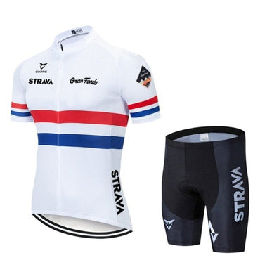 summer strava Team Men's Racing Cycling Suits Tops Triathlon  Bike Wear Quick Dry Jersey Ropa Ciclismo Cycling Clothing Sets - east2cart.uk