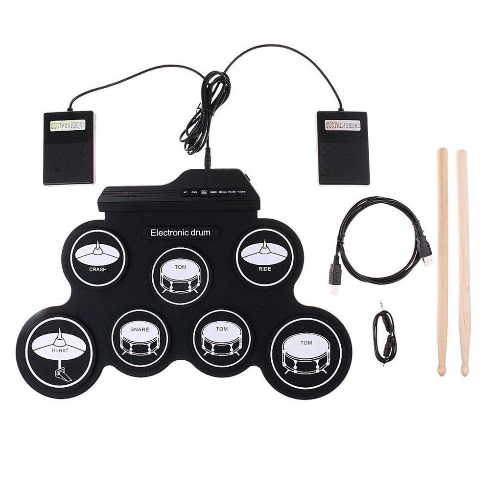 Electronic Drum Kit with Drumsticks Foot Pedals