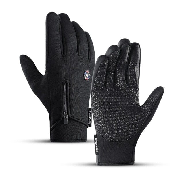 Waterproof Winter Cycling Gloves For Outdoor Sports Full Finger Cycling Gloves Work Warm Glove Bicycle Motorcycle Accessories - east2cart.uk