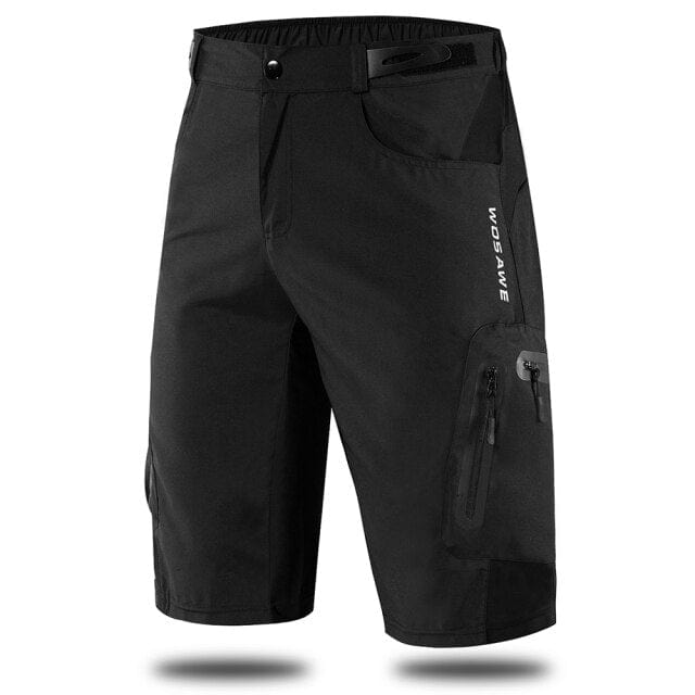 WOSAWE Cycling Shorts Reflective Men's Mountain Bike Shorts Breathable Loose Fit For Outdoor Bicycle MTB Riding Downhill Shorts - east2cart.uk