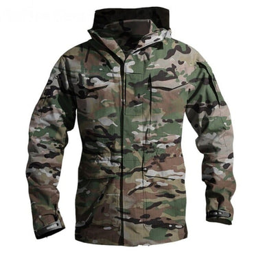 Men's Waterproof Jacket Military Tactical Clothing Autumn Army Camouflage Husband Men Windbreaker Hood Coat Bomber Male Jacket - east2cart.uk