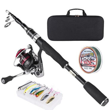 Spinning Fishing Rod Reel Combo - east2cart.uk