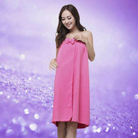 Soft Microfiber Body Wrap Towel Sarong Elasticated Beach Bath Pool SPA Shower UK - east2cart.uk