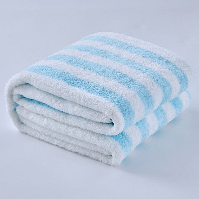 Luxury Towels Bath Large Towles Super Soft/Comfortable Bath Cotton Bath Towels 70 * 140 Cm Towel For Beaches Hotels Absorbent - east2cart.uk