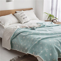 Queen Size Soft Plaid Comforter Bedspread - east2cart.uk