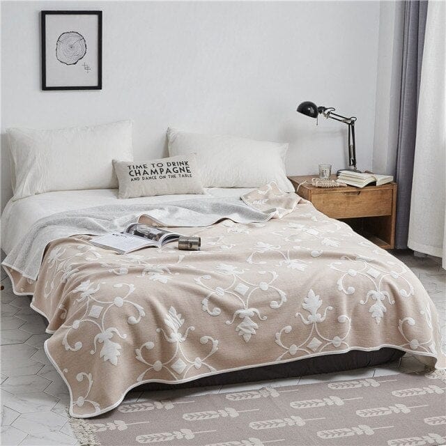 Queen Size Soft Plaid Comforter Bedspread - east2cart.uk