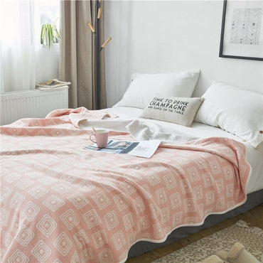 Queen Size Soft Plaid Comforter Bedspread - east2cart.uk