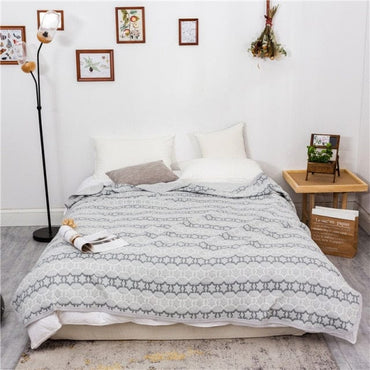 Queen Size Soft Plaid Comforter Bedspread - east2cart.uk