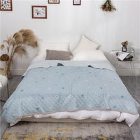 Queen Size Soft Plaid Comforter Bedspread - east2cart.uk