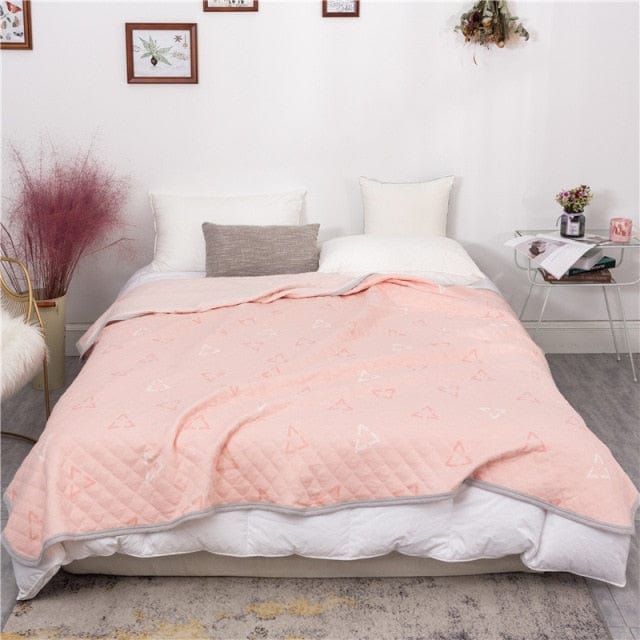 Queen Size Soft Plaid Comforter Bedspread - east2cart.uk