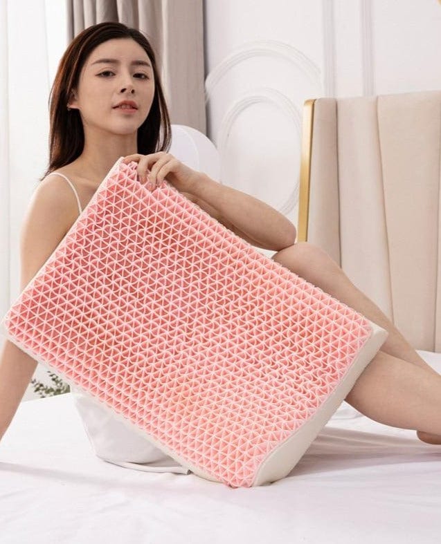 Summer Adult TPE Cool Pillow High Elasticity Latex Orthopedic Pillows Cervical Vertebra Super Soft Sleeping Bedding For Travel - east2cart.uk