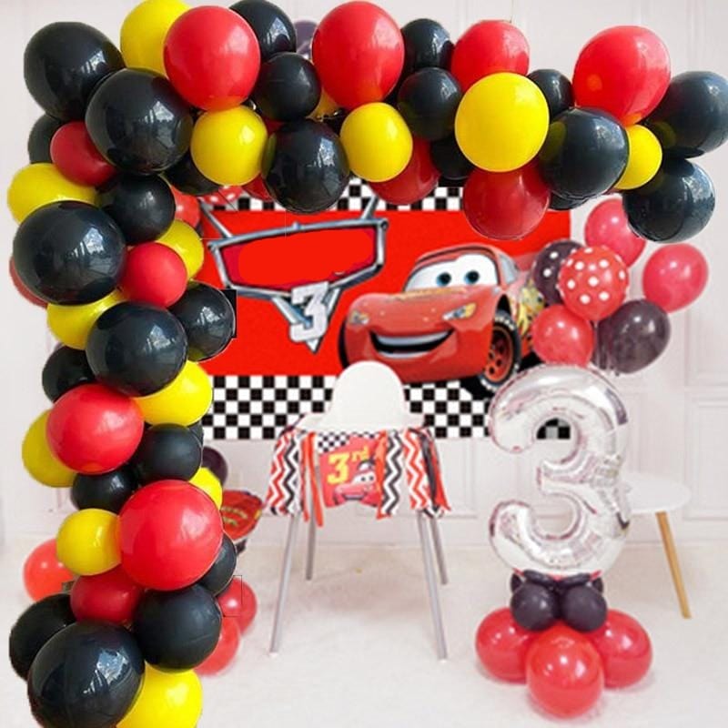 133Pcs/set Racing Car Party Decorations - east2cart.uk