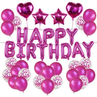 72pcs/set Happy Birthday Balloons - east2cart.uk