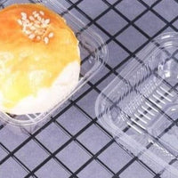 100Pcs Golden Transparent Moon Cake Box Container - east2cart.uk