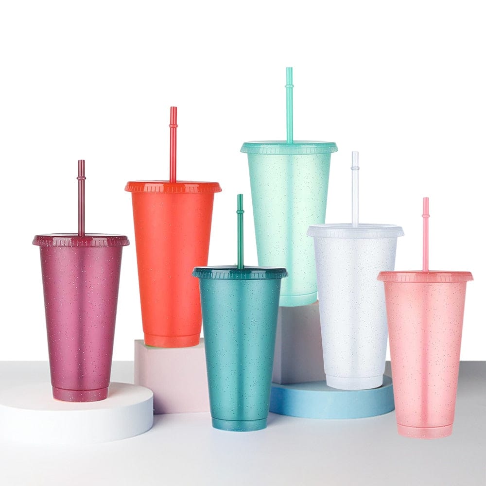 10pcs Reusable Straw Bottle - east2cart.uk