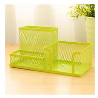 Multi-function Metal Iron desk organizer makeup storage box with drawer Stationery pen holder  Office Supplies home - east2cart.uk