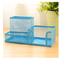 Multi-function Metal Iron desk organizer makeup storage box with drawer Stationery pen holder  Office Supplies home - east2cart.uk