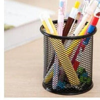 Multi-function Metal Iron desk organizer makeup storage box with drawer Stationery pen holder  Office Supplies home - east2cart.uk