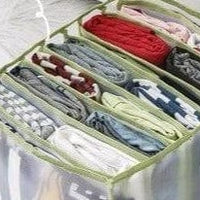 T-Shirt Jeans Storage Box, Pants Compartment Storage Box Wardrobe Drawer Divider Organizer, Use To Store Socks Panties And Jeans - east2cart.uk
