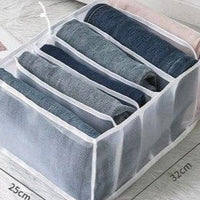 T-Shirt Jeans Storage Box, Pants Compartment Storage Box Wardrobe Drawer Divider Organizer, Use To Store Socks Panties And Jeans - east2cart.uk