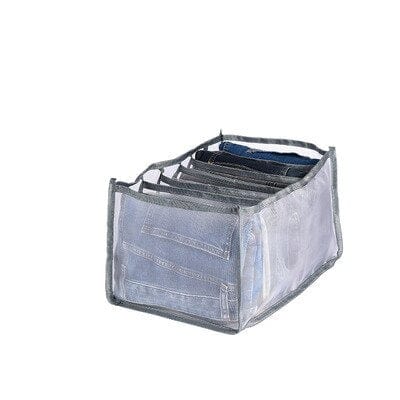 T-Shirt Jeans Storage Box, Pants Compartment Storage Box Wardrobe Drawer Divider Organizer, Use To Store Socks Panties And Jeans - east2cart.uk